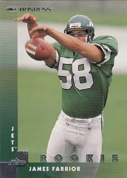 James Farrior New York Jets 1997 Donruss NFL Rookie #206